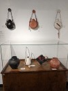 Raven Blackware Pottery- Museum display